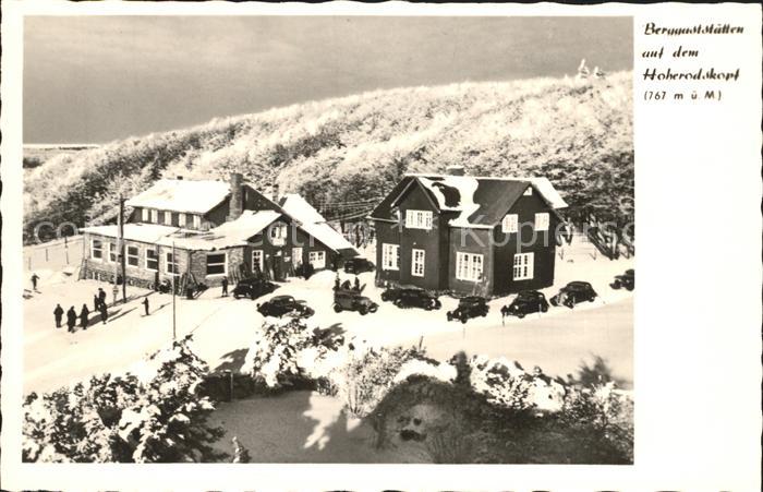 Schotten Hessen Berggaststaetten auf dem Hoherodskopf