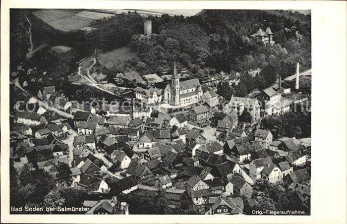 Bad Soden-Salmuenster Original Fliegeraufnahme