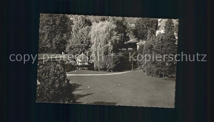 Bad Salzschlirf Schwanenhaus und Tennisplaetze