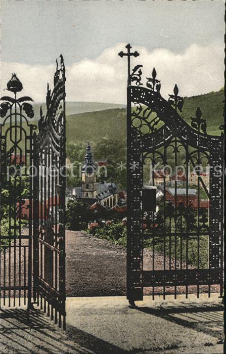 Bad Salzschlirf Blick aus der Mariengrotte