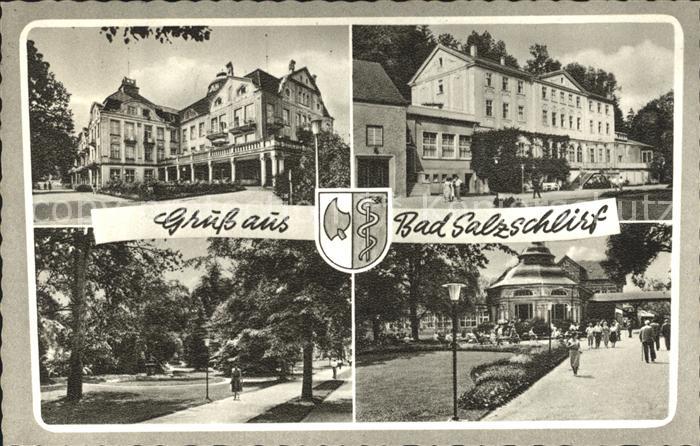 Bad Salzschlirf Hotel Badehof Kurpark Promenade