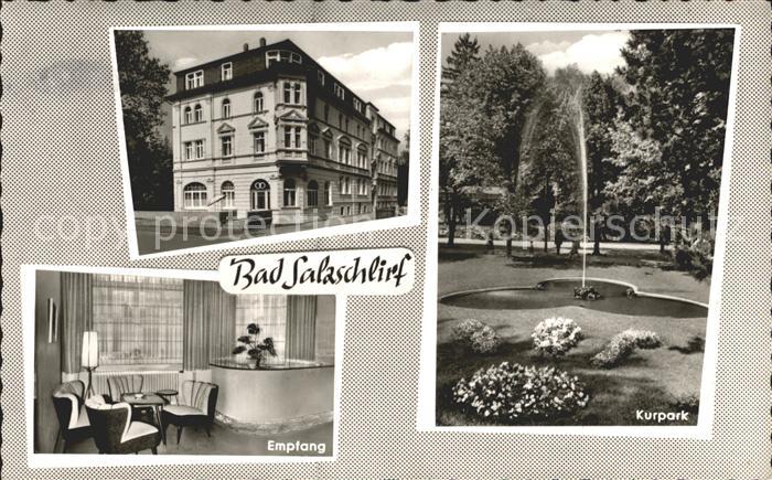 Bad Salzschlirf Hotel Kaiserhof Empfang Kurpark