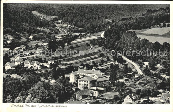 Bad Orb Spessart Sanatorium Fliegeraufnahme