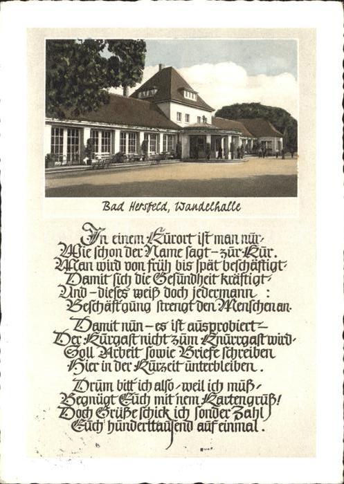 Bad Hersfeld Wandelhalle Gedicht