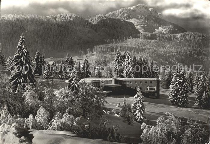 Kornau Oberstdorf Jugendherberge Kornau Winterpanorama Alpen