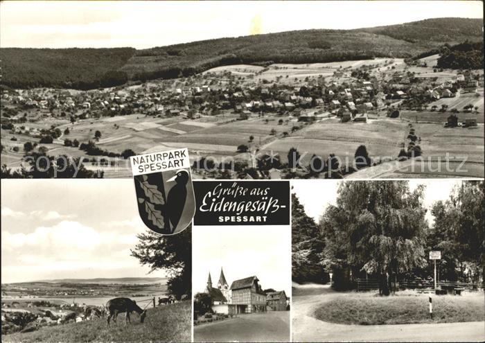 Eidengesaess Gesamtansicht Naturpark Spessart Park Wappen