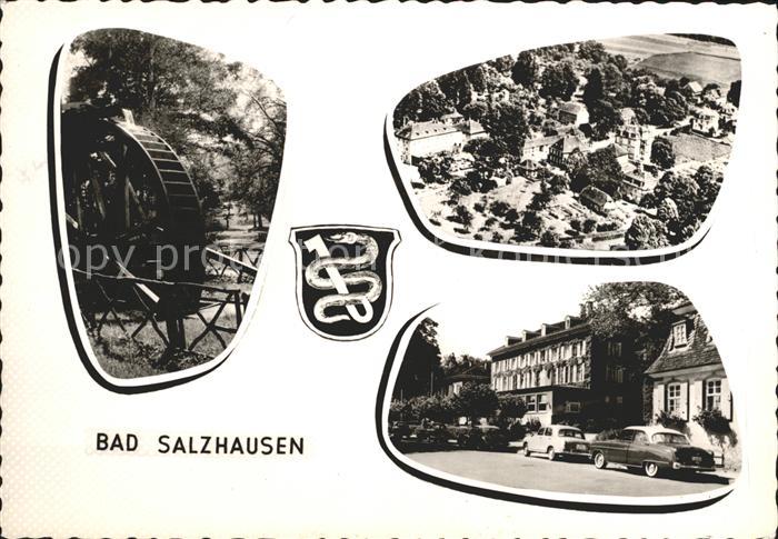 Bad Salzhausen Teilansichten Heilbad Wasserrad