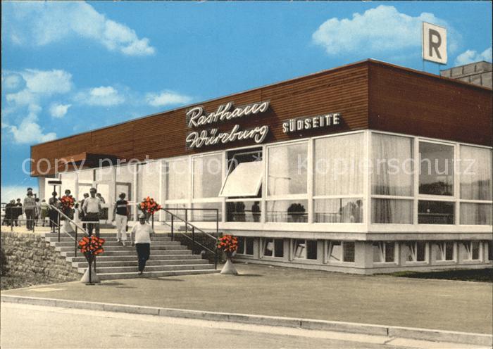 WueRZBURG Bayern Autobahn Rasthaus Wuerzburg Suedseite