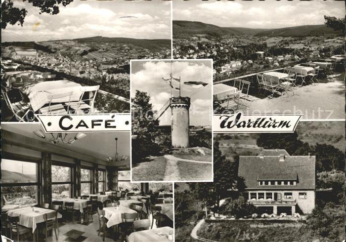 Bad Orb Cafe Wartturm Terrasse Aussichtspunkt