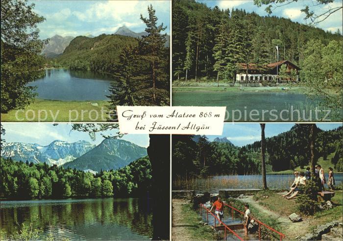 Fuessen Allgaeu Alatsee Wassertreten Gasthaus Alpenpanorama