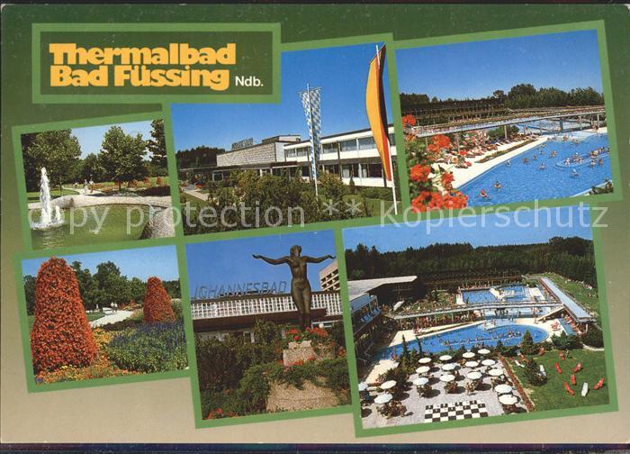 Bad Fuessing Thermalbad Schwimmbad Skulptur Parkanlagen