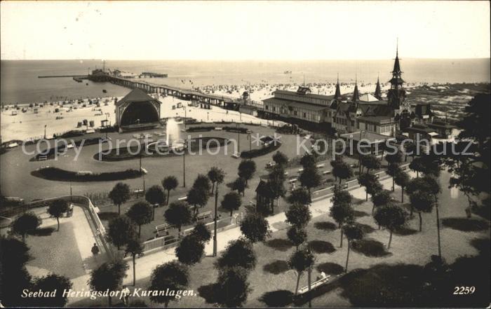 Heringsdorf Ostseebad Usedom Kuranlagen Strand