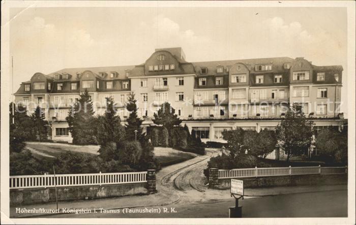 Koenigstein Taunus Taunusheim Hoehenluftkurort