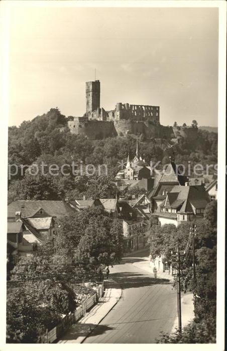Koenigstein Taunus Teilansicht mit Burgruine