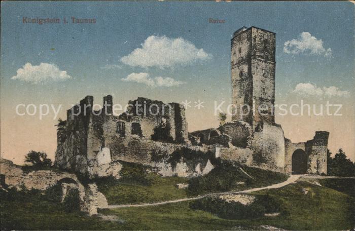 Koenigstein Taunus Burgruine
