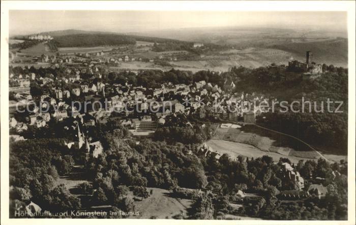 Koenigstein Taunus Fliegeraufnahme