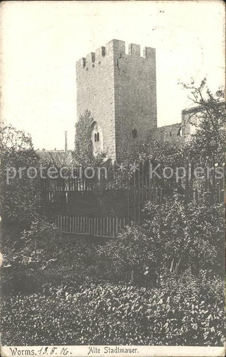 Worms Rhein Alte Stadtmauer
