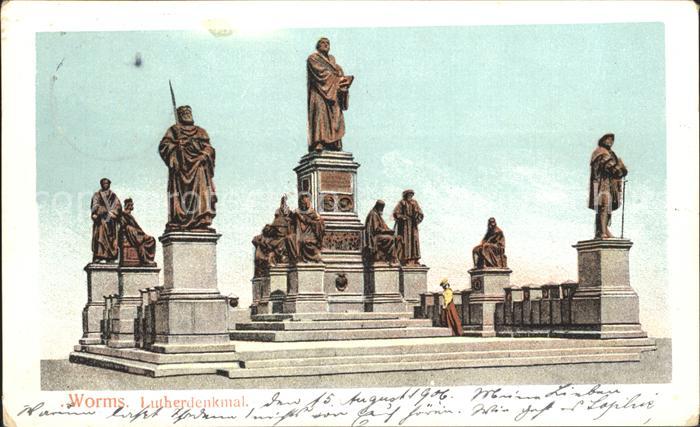 Worms Rhein Lutherdenkmal