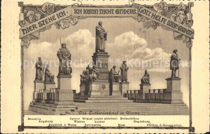 Worms Rhein Lutherdenkmal