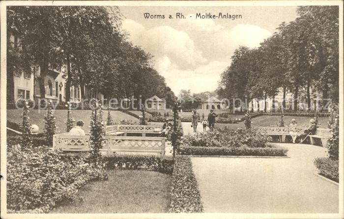 Worms Rhein Moltke Anlagen