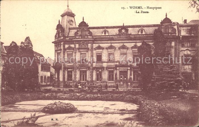 Worms Rhein Hauptpost