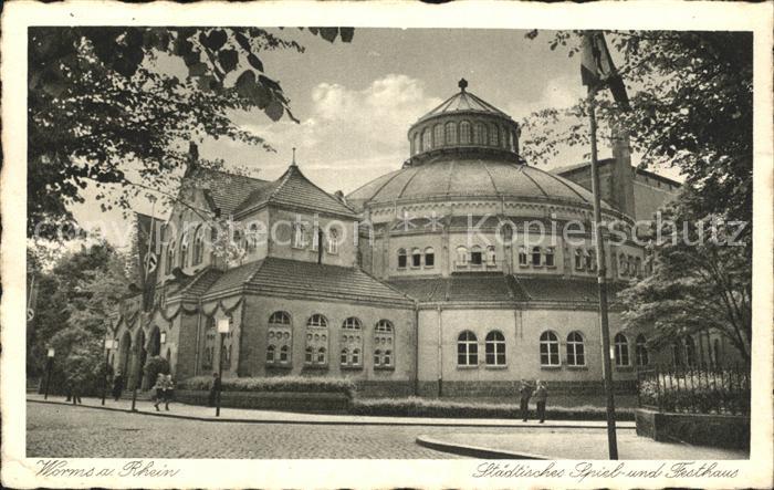 Worms Rhein Staedt Spiel und Festhaus