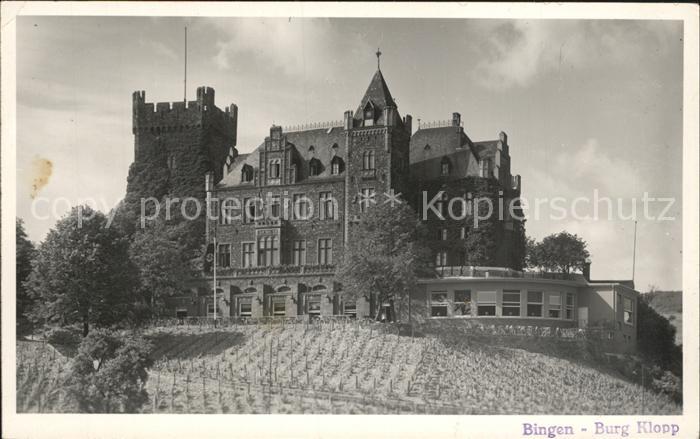 Bingen Rhein Burg Klopp