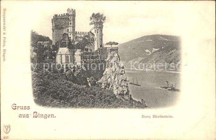 Bingen Rhein Burg Rheinstein
