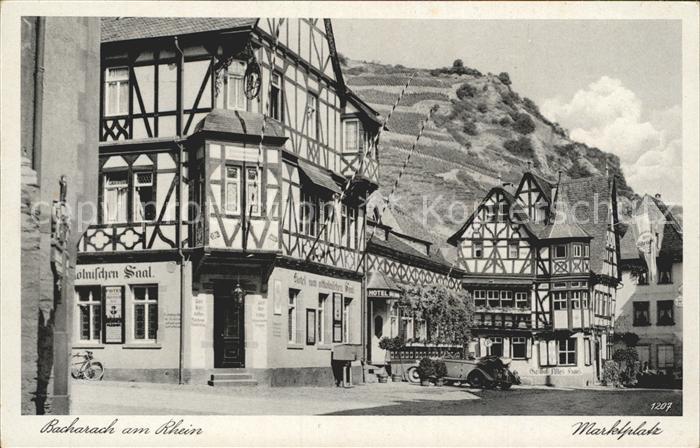 Bacharach Rhein Marktplatz
