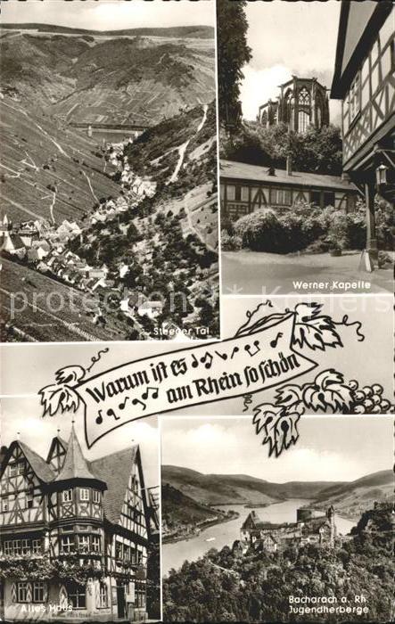 Bacharach Rhein Total Werner Kapelle Altes Haus Jugendherberge