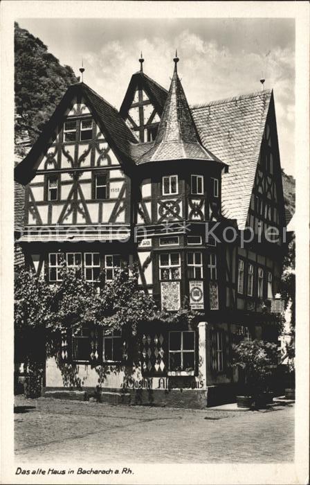 Bacharach Rhein Altes Haus