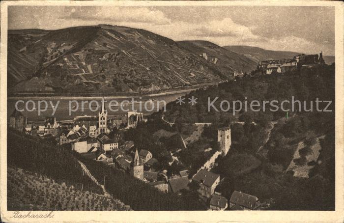 Bacharach Rhein Panorama