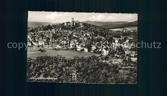 Koenigstein Taunus Totalansicht mit Burg