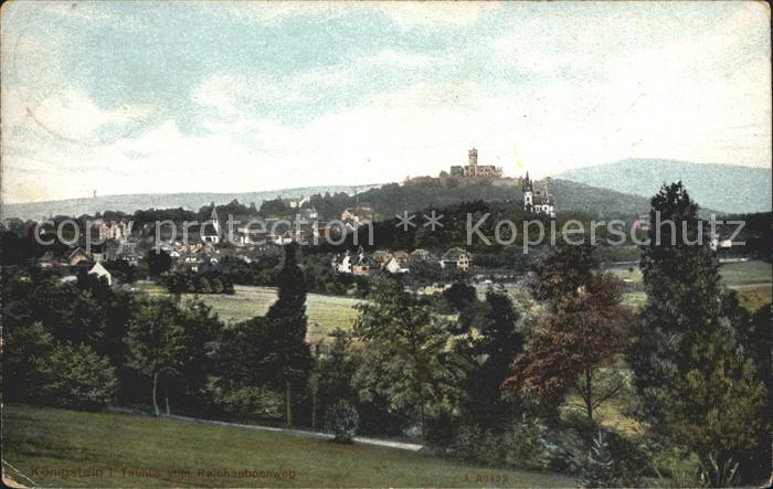 Koenigstein Taunus Panorama Ruine Koenigstein