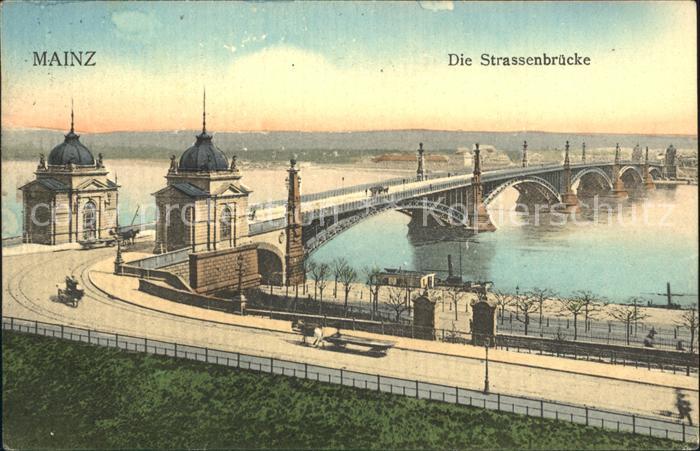Mainz Rhein Strassenbruecke