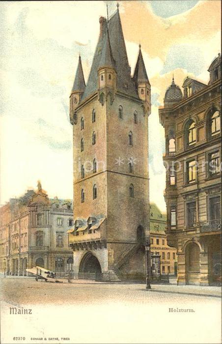 Mainz Rhein Holzturm