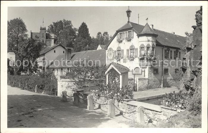 Koenigstein Taunus Klostergut Rettershof mit Reitschule und Cafe zum froehlichen