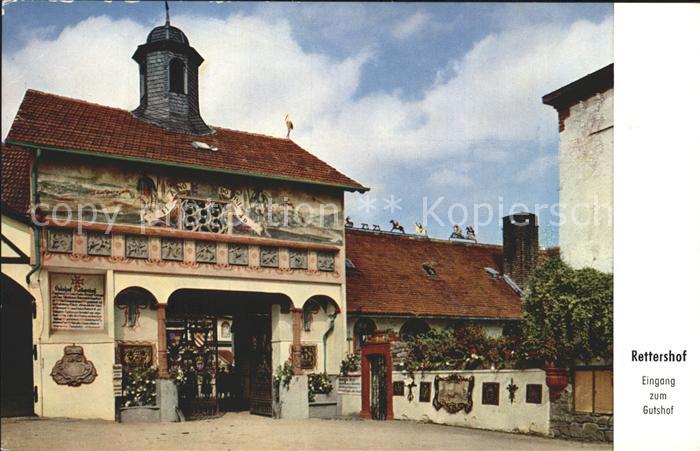 Koenigstein Taunus Klostergut Rettershof mit Reitschule und Cafe zum froehlichen