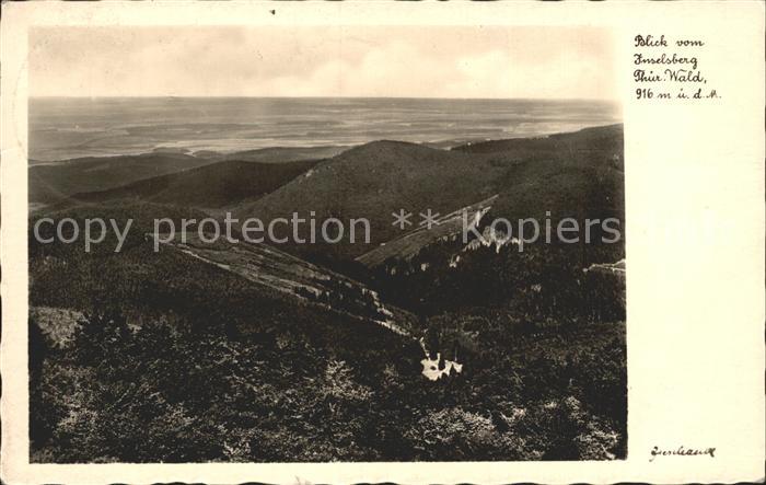 Inselsberg Schmalkalden Panorama