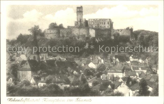 Koenigstein Taunus Burgruine