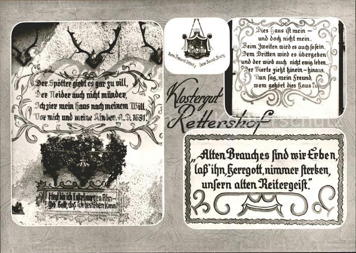 Koenigstein Taunus Klostergut Rettershof mit Cafe Rettershof