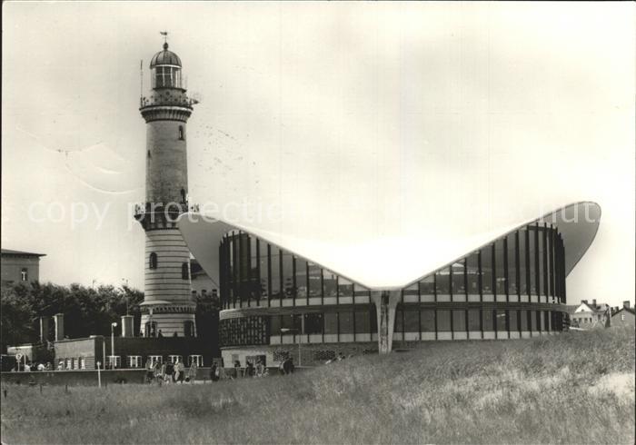 Warnemuende Ostseebad Teepott mit Leuchtturm