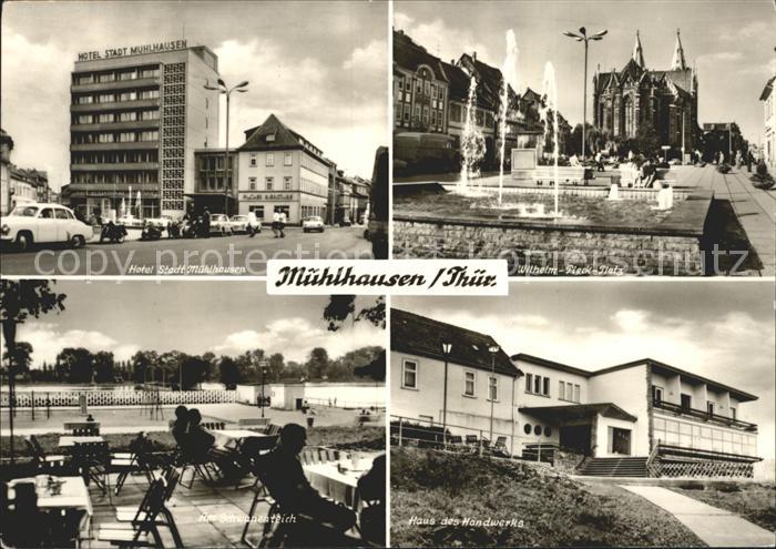 Muehlhausen Thueringen Hotel Stadt Muehlhausen Wilhelm Pieck Platz Am Schwanente