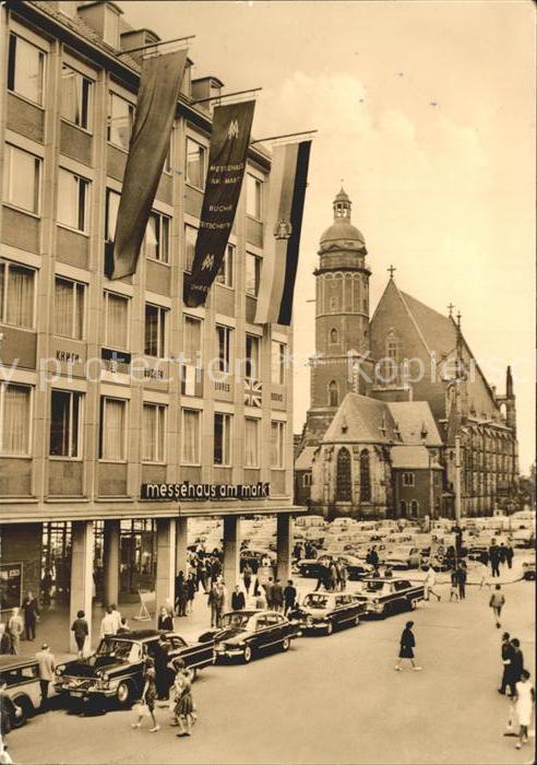 LEIPZIG Sachsen Messehaus Markt und Thomaskirche