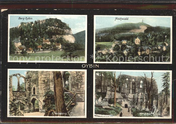 Oybin Sachsen Berg Oybin Hochwald Kreuzgang Kirchhof