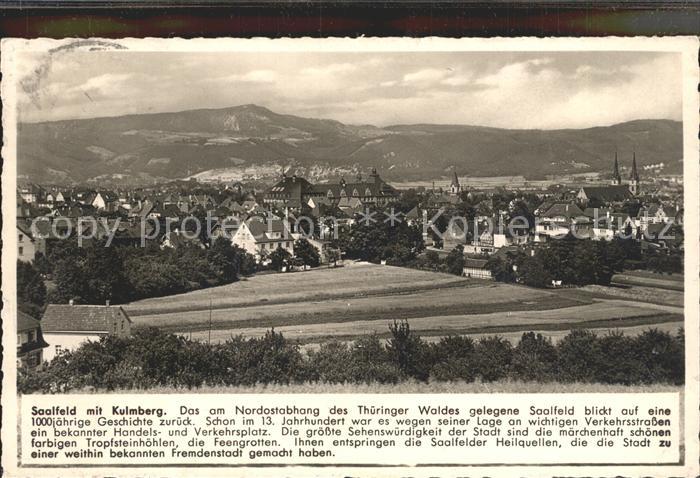 Saalfeld Saale mit Kulmberg