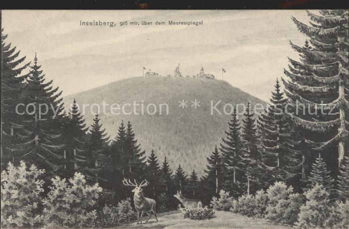 Schmalkalden Thueringen Inselsberg