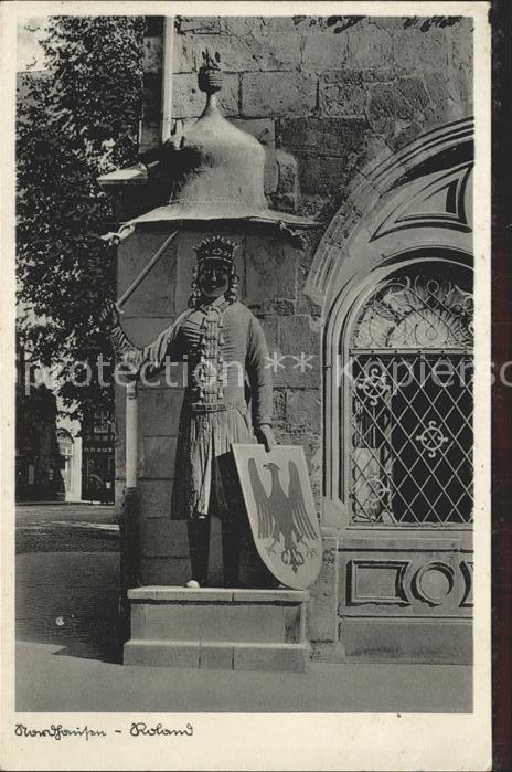 Nordhausen Thueringen Der Roland