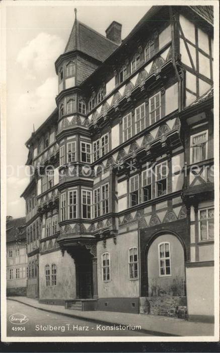 Stolberg Harz Konsistorium