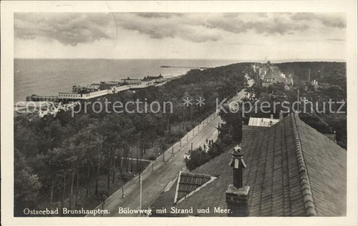 Brunshaupten Buelowweg mit Strand und Meer